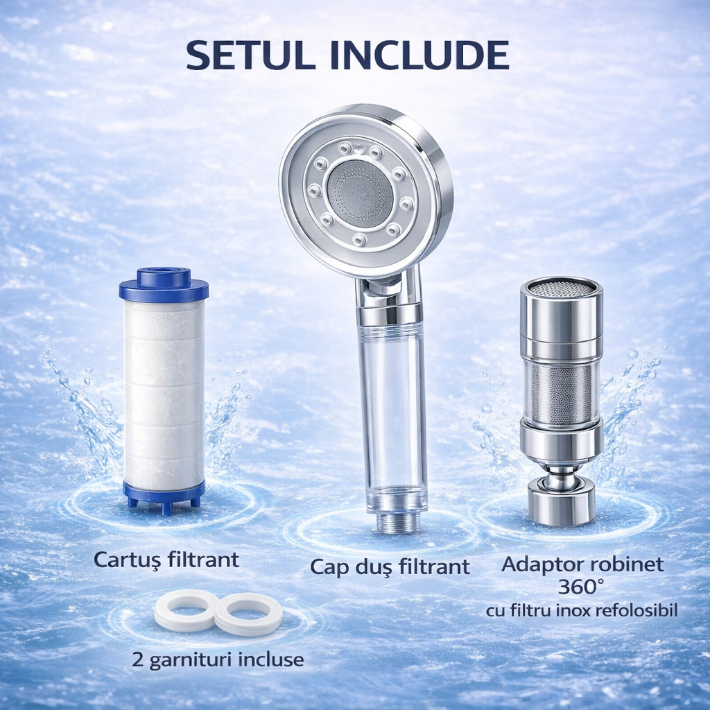 Apa curata la dus si bucatarie