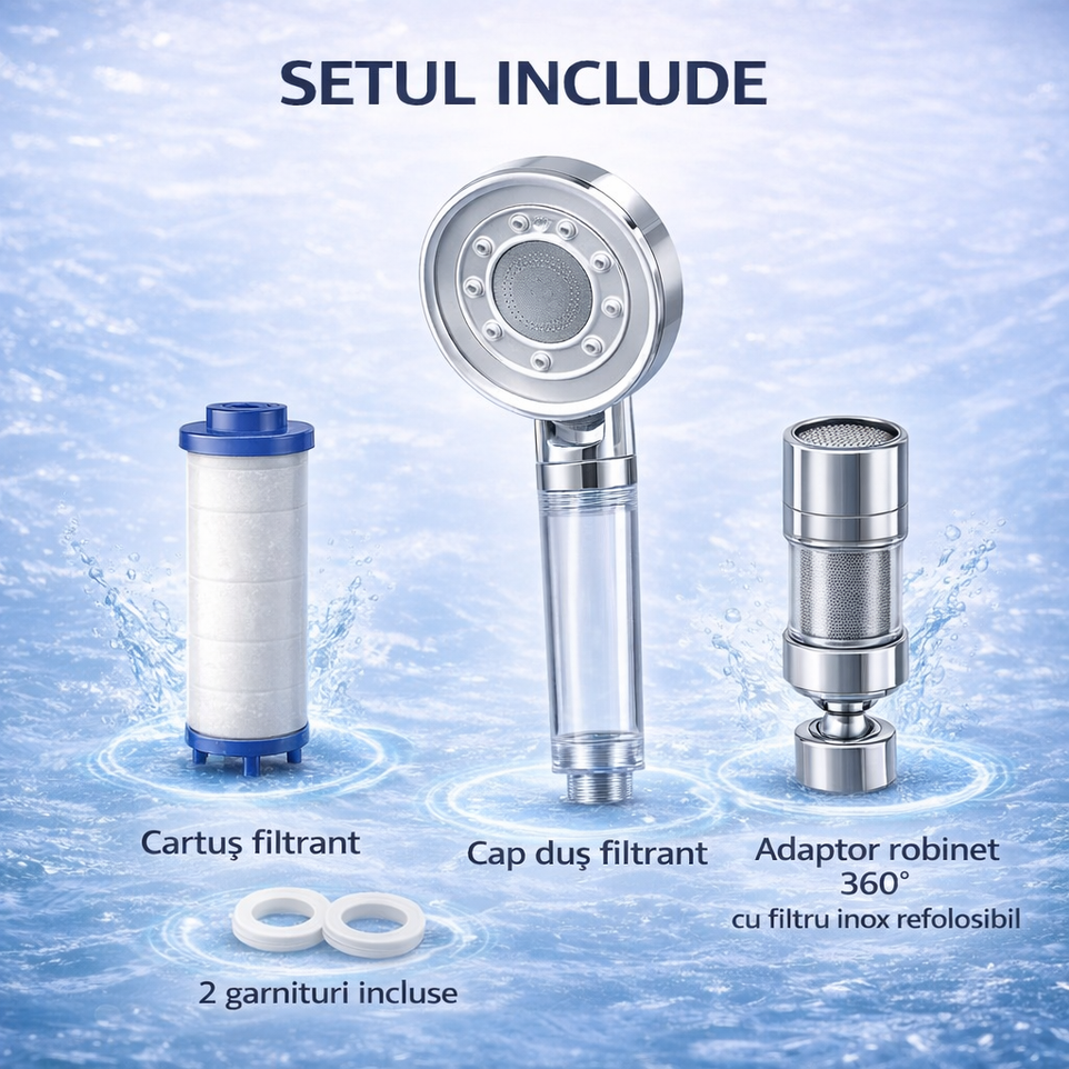 Apa curata la dus si bucatarie